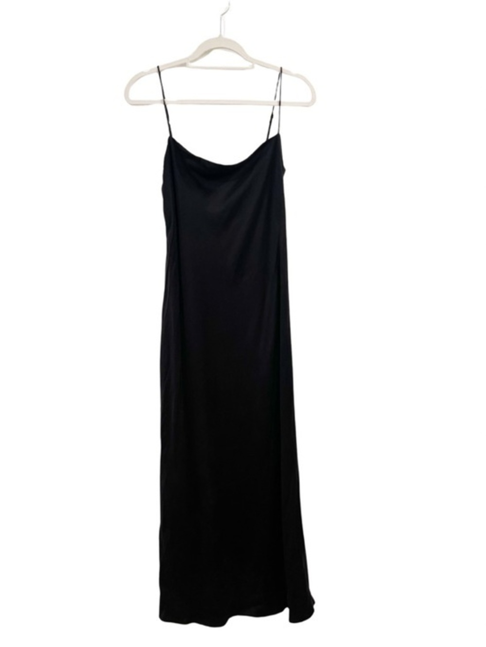 Cloud Hunter Co. Black Silky Long Maxi Dress Size Medium